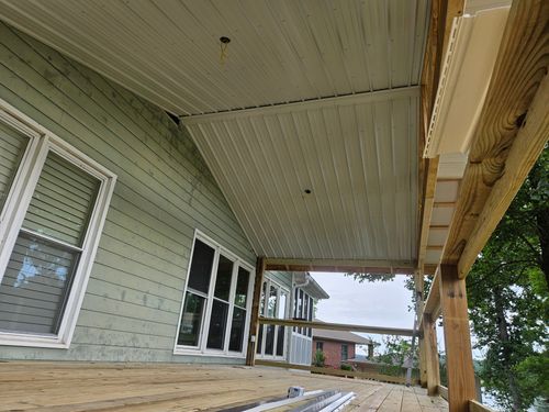 Porches and decks for Lovvorn Builders in Bowdon, GA