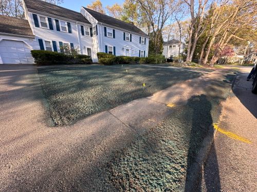 Hydroseed services. for F Carias Irrigation Specialist INC in Southborough, MA