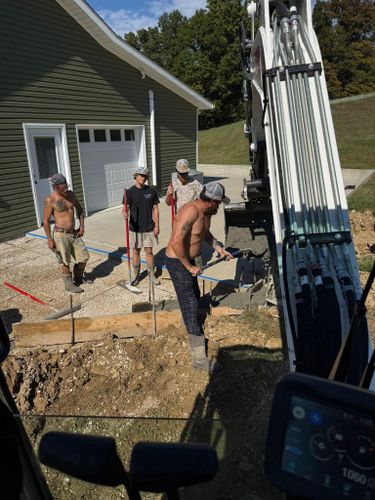 Driveways & Sidewalks for Whitfield Concrete Construction in Solsberry, IN