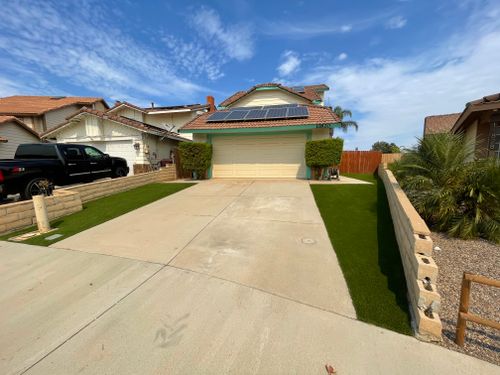 Artificial Turf Installation for Aidan Jade Landscaping in Riverside County, CA