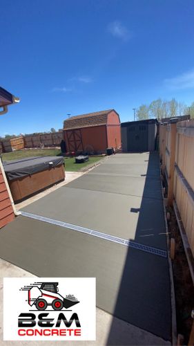 Concrete Slab Construction for B&M Concrete LLC in Longmont, CO