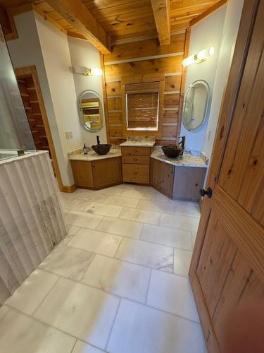 Bathroom Remodels for Rush Construction LLC in Boone, NC