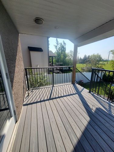 Contemporary Deck Build for Skywalker Contracting Inc.  in , 