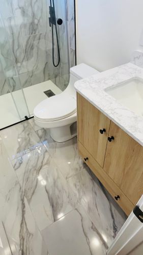 Tiling for Fonseca Handiwork in La Puente, CA