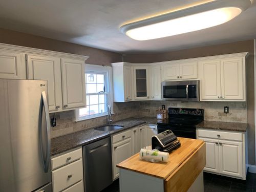 Kitchen and Cabinet Refinishing for Prestige Painting Corp. in Lindenhurst, NY