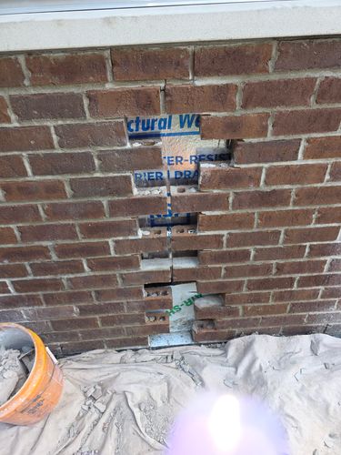 Brickwork for Brick Pros Restorations in Taylor Mill, KY