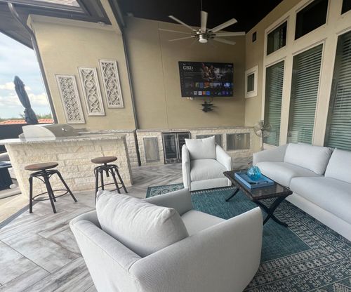 Outdoor Kitchens for ABEL Custom Build & Design, LLC. in New Braunfels, TX