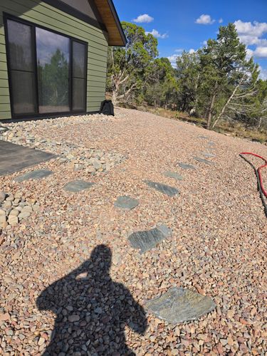 Xeroscaping for LRS: Landscape, Rescue, Snow in Silt, CO