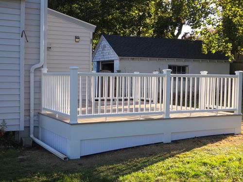 Deck Construction for Tuplin and Sons  in Braintree, MA