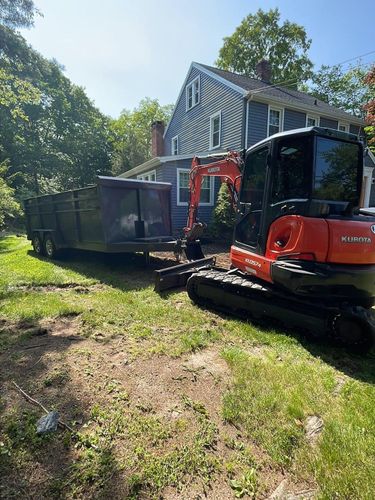 Excavation for CS Property Maintenance in Middlebury, CT
