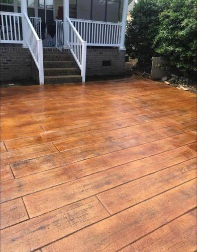 Patio Design & Installation for Concrete Cowboyz in Greenville, NC