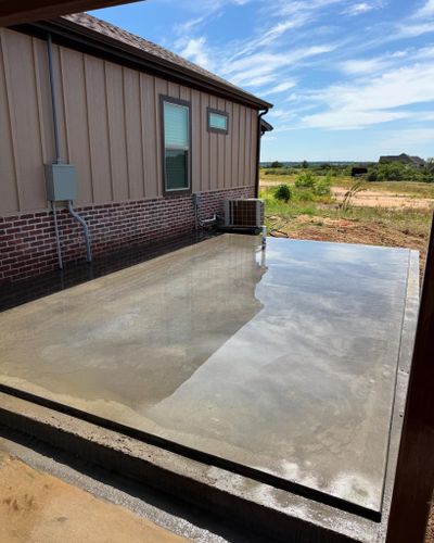 Patios for G2 Custom Concrete in Dallas, TX