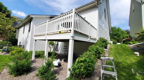 Deck Refinishing for Duraplus Topcoat Painting in New Brighton, MN
