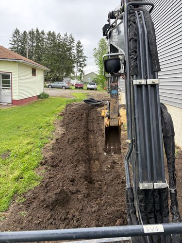 Downspouts/ drainage for Murray Excavation & Site services in Sunbury, OH