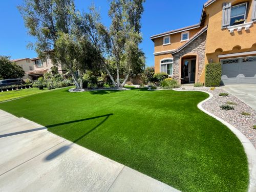 Artificial Turf Installation for Aidan Jade Landscaping in Riverside County, CA