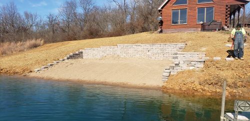 Landscape Installation for Mayfield Landscaping in Staunton, IL