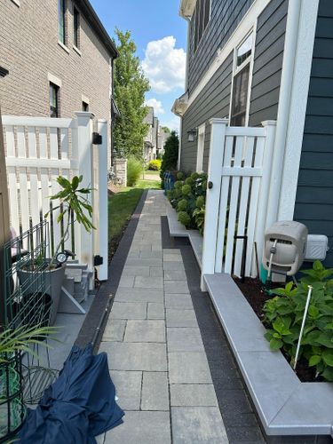 Landscape Installation for Alvarez Pavingstone INC. in Lyons, IL