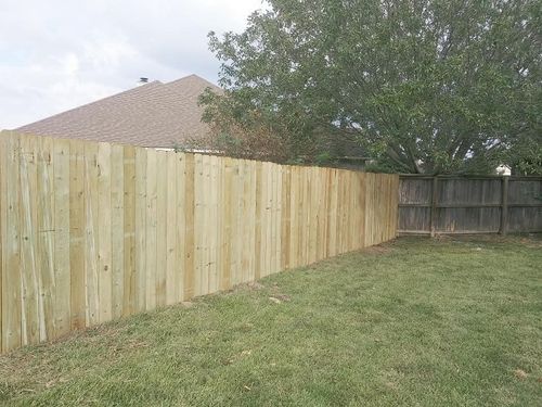 Fence work for Better All Construction in Bryan, TX