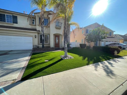 Artificial Turf Installation for Aidan Jade Landscaping in Riverside County, CA