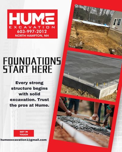 Residential & Commercial Excavation for Hume Excavation in North Hampton, NH