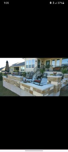 Stonework for Martin's Masonry & Landscaping in Leander, TX