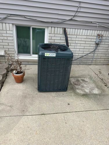 Residential HVAC Installation for Byrd's Nest Heating & Cooling LLC in Farmington, MI