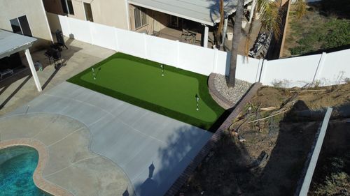 Artificial Turf Installation for Aidan Jade Landscaping in Riverside County, CA