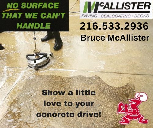 for McAllister Power-Washing, Sealcoating & Decks in Cleveland Heights, OH