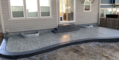 Patio Design & Installation for B&M Concrete LLC in Longmont, CO