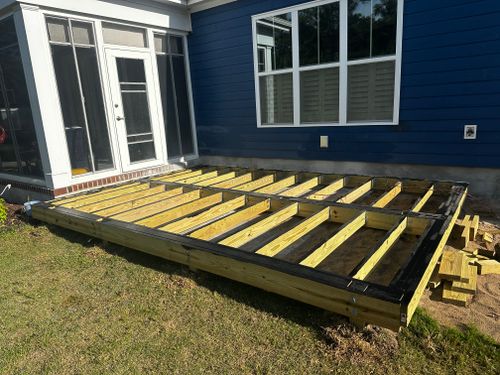 Deck And Patio Installation for Albatross Construction in Wilmington, NC