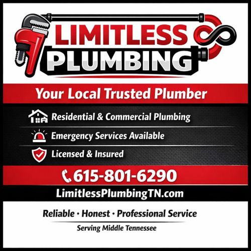  for Limitless Plumbing in Smyrna, TN