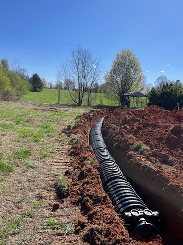 Septic Installation for Barnes Backhoe & Grading in Taylorsville, NC