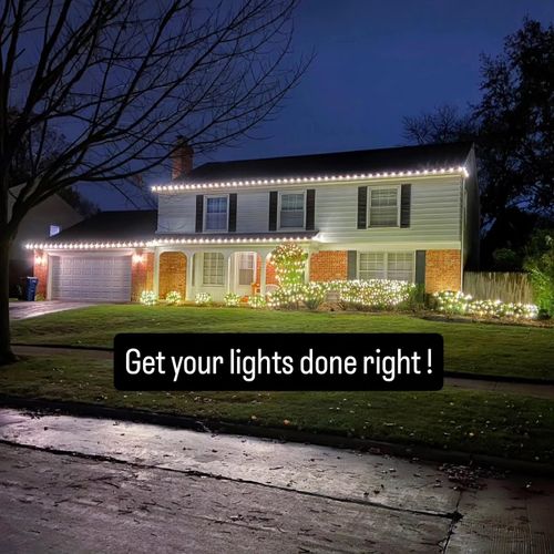 Holiday Lighting for Fence Medic in Arlington Heights, IL