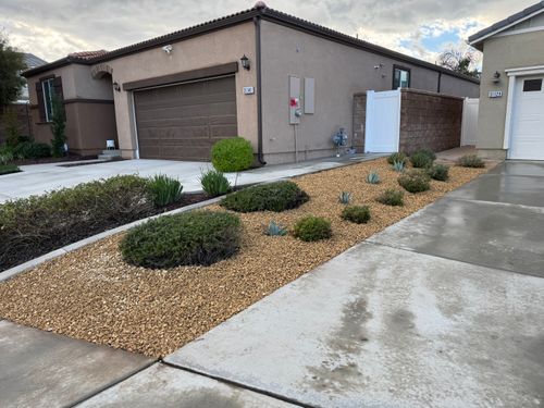 Concrete Edging for Aidan Jade Landscaping in Riverside County, CA