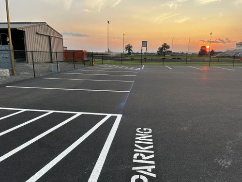 Parking Lot Striping for Ronnies Line Striping in Kenton, OH
