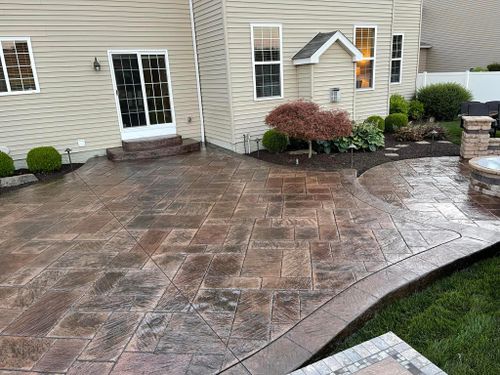 Stamped Concrete for CK Concrete in Lorain, OH