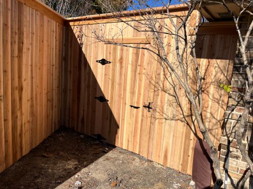 Fence Installation for JSL Woodworks and Contracting in Midlothian, TX