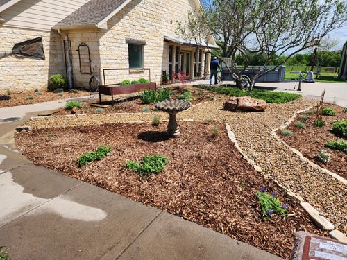 Flower Bed and Shrub Maintenance for Ornelas Lawn Service in Lone Oak, Texas