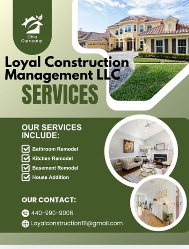 Home Addition for Loyal Construction Management LLC in North Ridgeville, OH