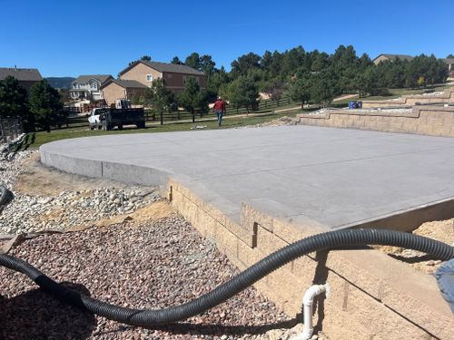 Patio Design & Installation for Highland Concrete & Landscaping in Colorado Springs, CO
