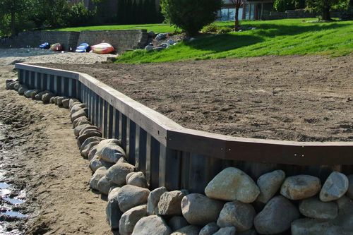 Retaining Wall for E&T Outdoor Pros in LaGrange, GA