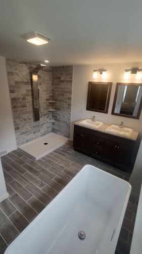 Bathroom Renovation for Oceanfront Building And Remodeling in Wareham, MA