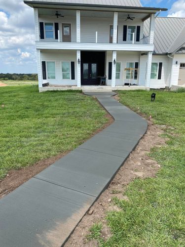 Sidewalk Installation for Concrete Contractors  in Victoria, TX