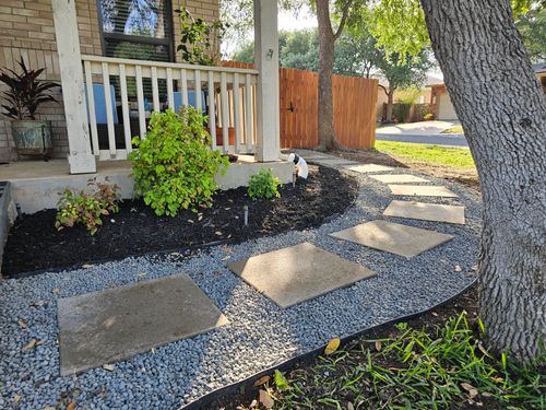 Mulch Installation for Miller Mowing & Maintenance LLC in San Antonio, TX