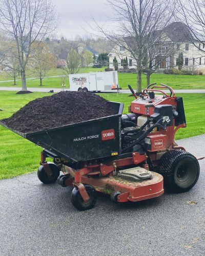 Mulch Installation for Quiet Acres Landscaping in Dutchess County, NY