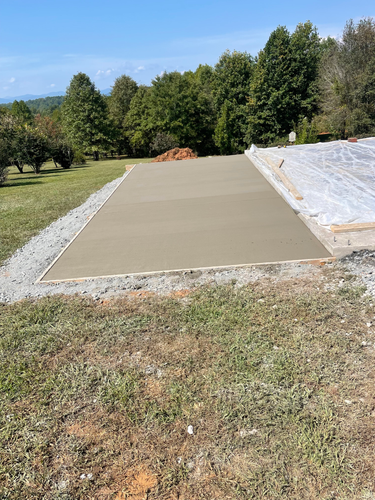 Concrete Slab Construction for J & Son Construction LLC in Forest City, NC