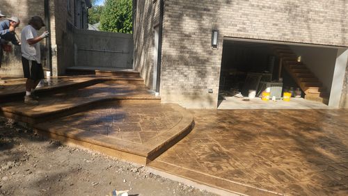 Stamped Concrete for Country Concrete in Monee, IL
