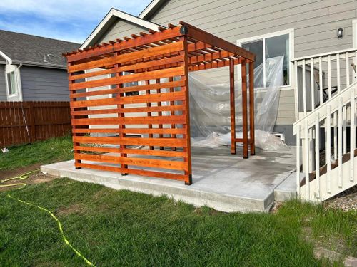 Pergolas for Imperial Concrete & Construction LLC in Colorado Springs, Colorado