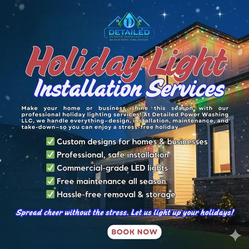  for Detailed Power Washing & Holiday Lights in Fredericksburg, VA