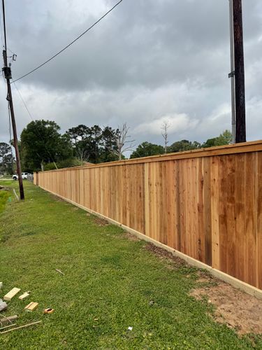 Fence Installation for Kingdom Fence in Houston, TX